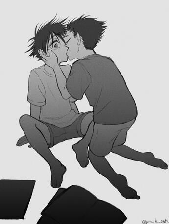 B&W - Couple - Full body