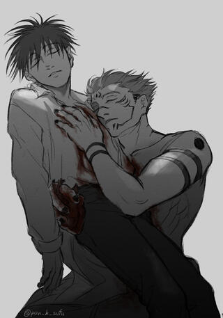 B&W - Couple - Thigh up